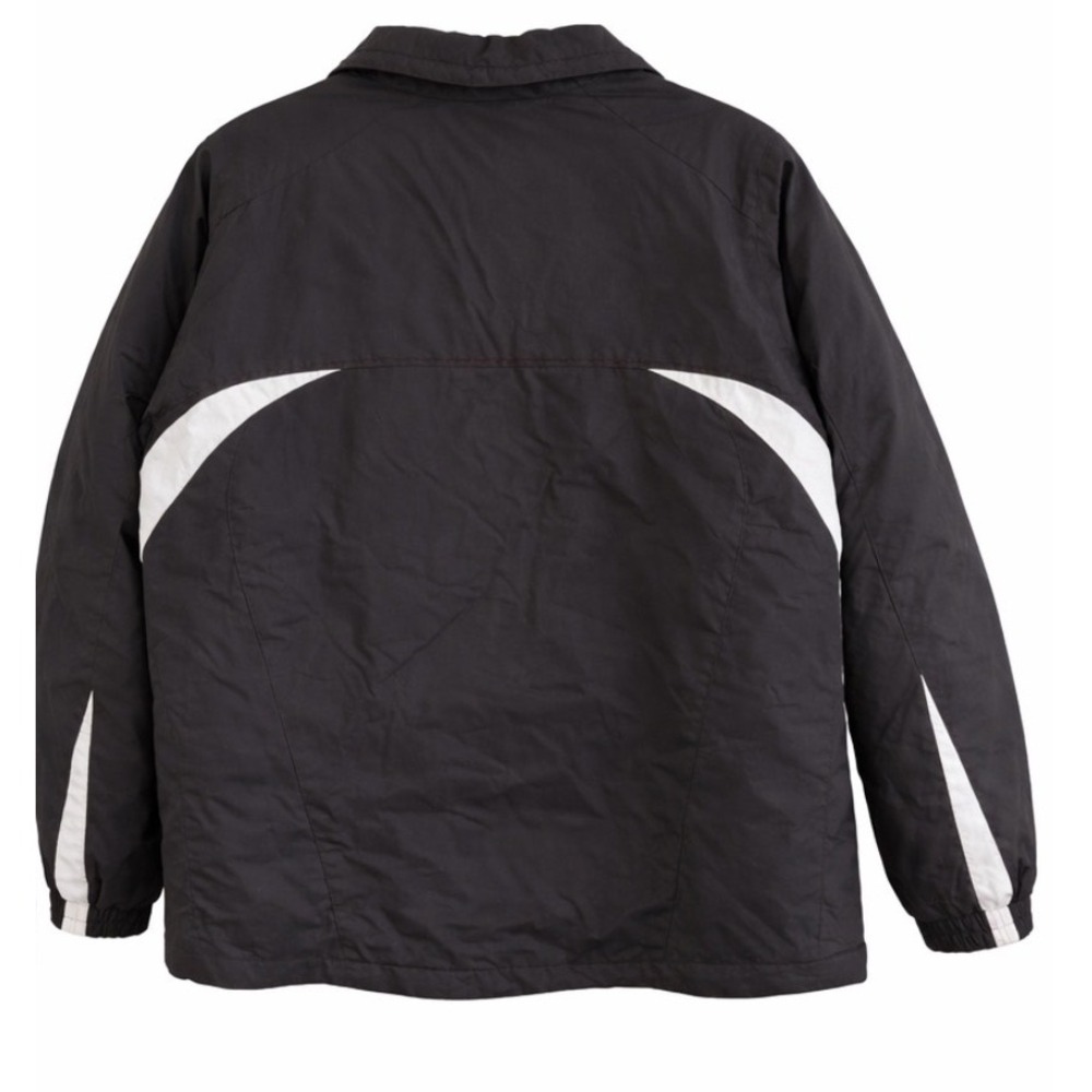 Columbia Sportswear Womens Black Sherpa Lined Winter Jacket White Accents Large - Picture 2 of 7